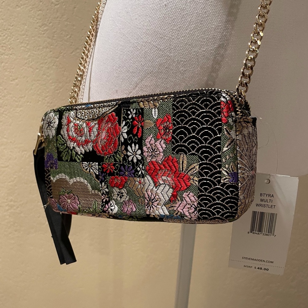 NWT Steve Madden Multicolor Floral Crossbody